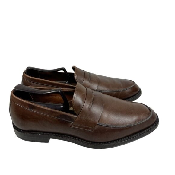 Brooks Brothers Penny Loafer Brown Goodyear Welted Leather Men\'s Size 8D Nice main image 4